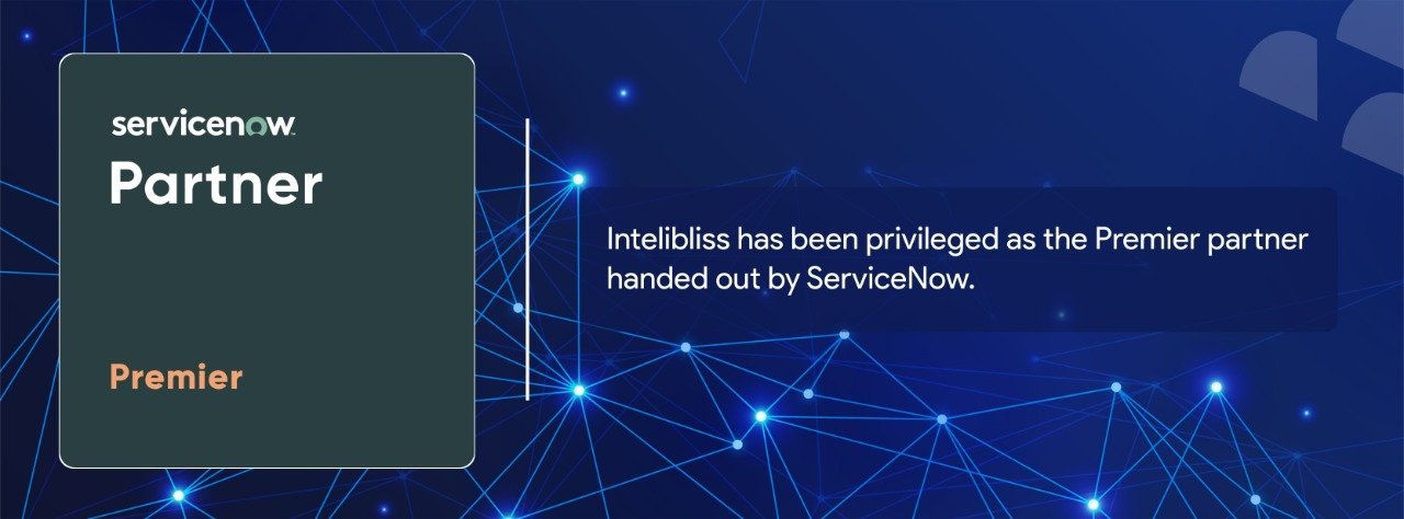 ServiceNow Premier Partner badge for Intelibliss